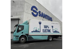 Op weg naar groener transport: Santens test de Volvo F40