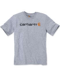 T-shirt logo Carhartt 103361 (heather grey)