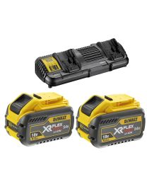 Batterij pack + snellader DCB118X2 - 54V | 2 x 9,0Ah