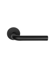 L-deurklink - Ø19 mm (Mat zwart)