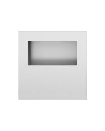 Half open vierkanten inkapschelp 4253 - 70 x 70 x 19 mm (Aluminium)