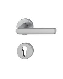 Binnendeurklink met profielcilinder sleutelrozetten Hamburg (F9)