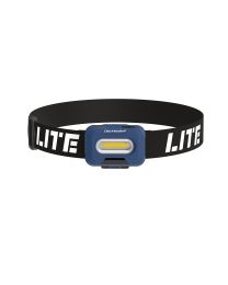 Hoofdlamp 'Head Lite A' + 3 x AAA batterijen (15-150 Lm)