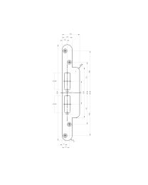 Boven- en ondersluitplaat met korte lip - 6-40750-01-0-NS