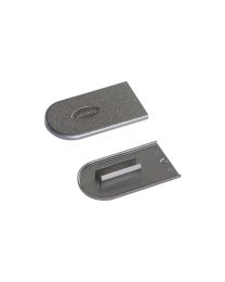 Afdekkap 'Cabineo' (metaalkleur, donker staal)