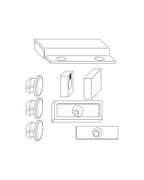 Karton toebehoor HS-H KH0130-01 (RAL 7035)