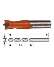 Drevelboor HW S10 Links