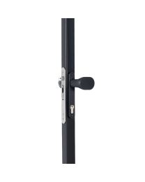 Krukpaar kruk/knop (Zwart)