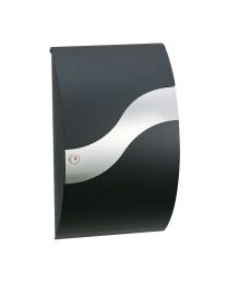 Brievenbus 630 ‘Wave’ (Inox / zwart)