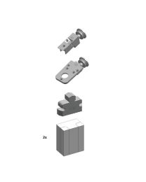 Karton toebehoren HS-H SC001 (RAL7035 Lichtgrijs)