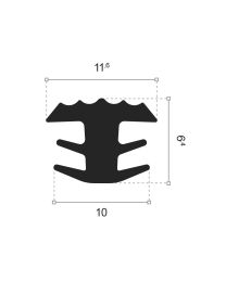 Anti-slip traptredeprofiel 'S 5633'