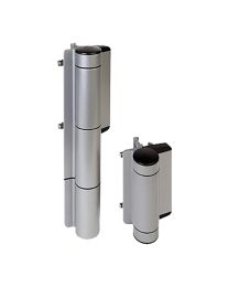 Poortsluiter 'Mammoth 180' + scharnier in één - 200 kg (Zilver)
