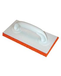 Kunststofspaan met oranje sponsrubber