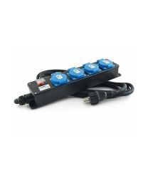 4-voudige stroomverdeler + 3 meter kabel
