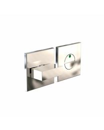 Vrij/bezet garnituur Kube 2001 - Polished (Inox)