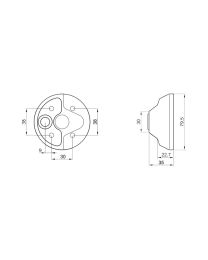 Vanlock Mini hold open (Zwart)