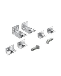 Geleidings set 'STB 11' voor 3-deurs kast - 25 kg/deur