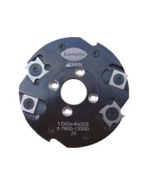 HW-groeffrees met wegwerpmesjes - Ø100/22 x 4 mm