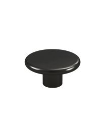 Deurknop rond - Ø50 mm (Zwart)
