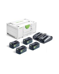 Energie-set + oplaadapparaat TCL 6 Duo - 4 x 18V | 5,0Ah (6-delig)