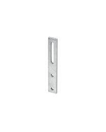 Variabele verbindingsplaat met langssleuf - 137 x 20 mm (Verzinkt)