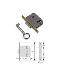 Insteek meubelslot 'G1016'