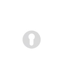 Ronde PZ sleutelrozet - Ø50 x 8 mm (RAL 9016 Verkeerswit)