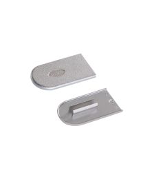 Afdekkap 'Cabineo' (metaalkleur, zilver - 100 st)