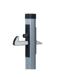 Aluminium poortvanger 'Under-Gate Catcher' voor 40-60 mm vierkant profiel