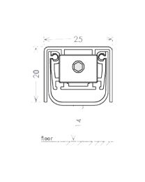 Valdorpel Alu 25x20 Rf AK