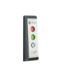 Opbouw semafoor 'SIS' met 2 LED's en beldrukknop (RVS)