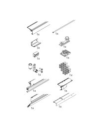 Folding Concepta III 20/25 - Railset - 3 deur