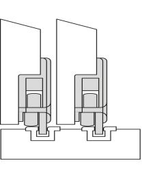 SlideLine 55+ loopdeel schroeven 1+1-deur 9115954