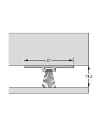 Dorpelprofiel 'DBS' onzichtbaar - 300 cm (Aluminium)