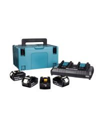 Power pack Li-ion + duolader + koffer - 18V | 5,0Ah (4 st)