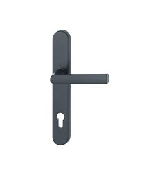 Hamburg smalschild-deurkruk - halfgarnituur HG-I (F9714M)