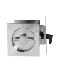 Schuifdeurset 'I-4250/1' met WC sluiting (Inox)