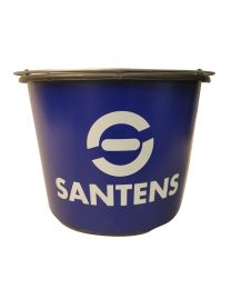 Bouwemmer PE 12L Santens (Zwart/blauw)