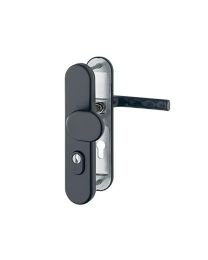 Brandwerende veiligheids langschildgarnituur met cilinder trekbeveiliging Hamburg (F9714M)