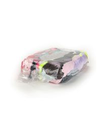 Gekleurde poetslappen 'Interlock' (10 kg)