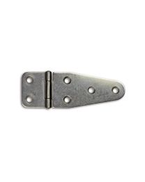 Enkele inoxen staartscharnier - 80 x 37 mm (Inox)