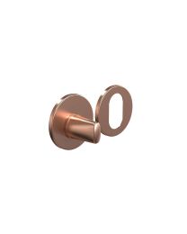 Vrij/bezet garnituur HB203 ASSA Cylinder-Brushed (Koper)