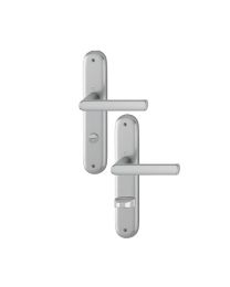 Binnendeurgarnituur Hamburg met draaiknop GRT-SST (F9)