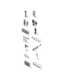 Basisgarnituur Folding Concepta III 25 Push - DH 1900-2700 mm