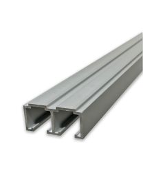 Aluminium bovenrail voor dubbele vleugels Mix/Infront