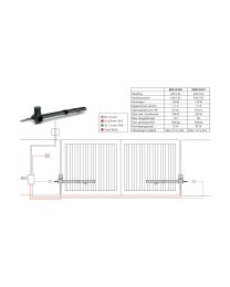 Elektromechanische draaihekopener Krono 230V