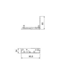 Hoeklager AX 24