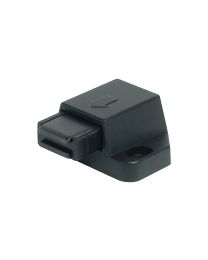 Magneet-druksluiting exclusief tegenplaat voor glazen deur - Trekkracht 1,8 kg (Zwart)