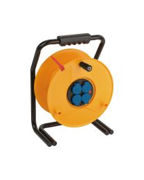 Lege haspel 'Brobusta Pro' - IP44 (Geel)