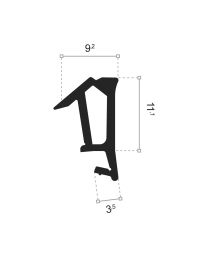 Knipdichting 'SPV 12 [3x5]' (Zwart)